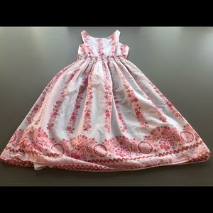 George Dress Girls Pink and White  Size 8